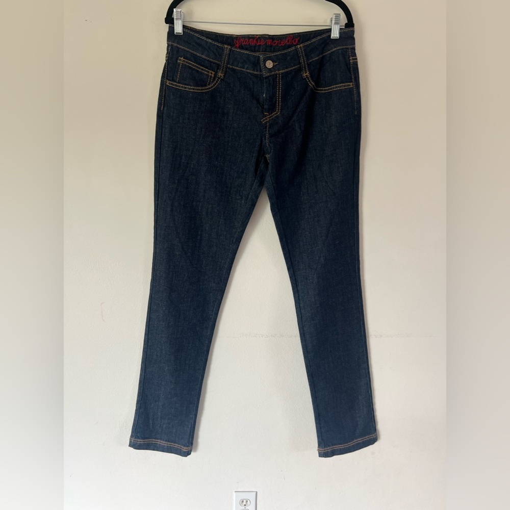 Frankie Morello Milan Dark Wash‎ Straight Leg Jeans Women’s Size 31